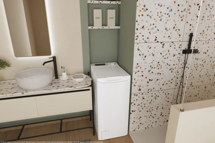 Candy Pralka TOP TCAS265D3-S