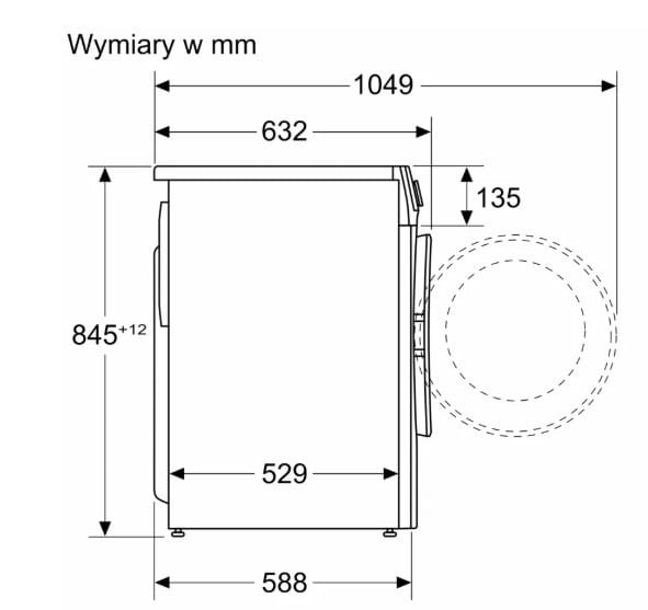 Bosch Pralka wolnostojąca WGE02201PL