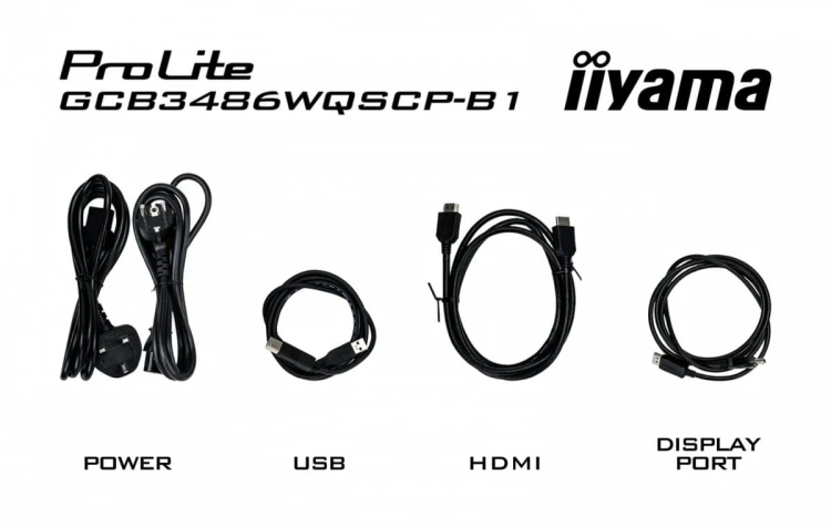 IIYAMA Monitor G-Master 34 cale GCB3486WQSCP-B1,VA,UWQHD,240HZ,0.4ms,1500R,HDR400,500cd,21:9,HDMI (2.1), USB-C dock 95W, RJ45, 2x5W, KVM,PiP