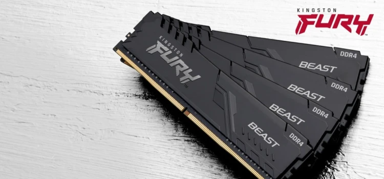 Kingston Pamięć DDR4 FURY Beast  8GB(1*8GB)/3200 CL16