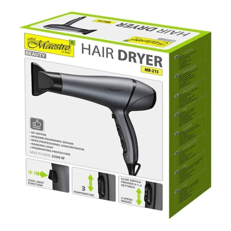 Feel-Maestro Suszarka do włosów 2300W MR-215