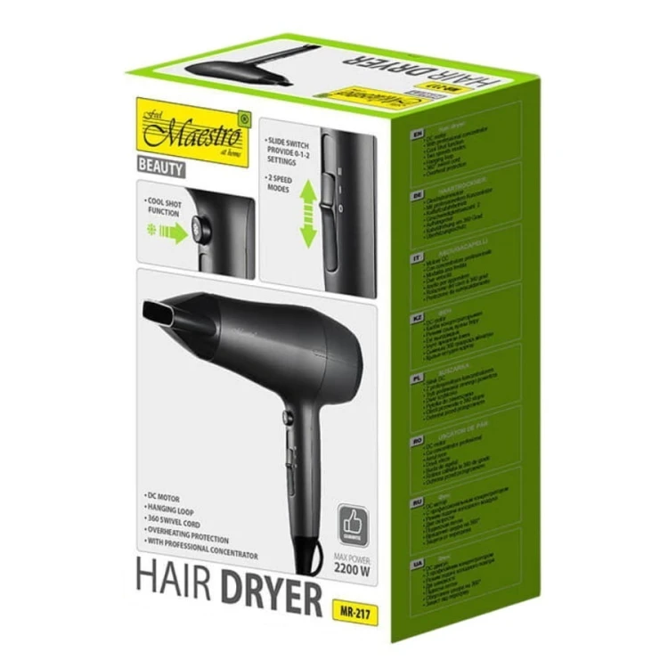 Feel-Maestro Suszarka do włosów 2200W MR-217