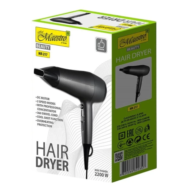 Feel-Maestro Suszarka do włosów 2200W MR-217