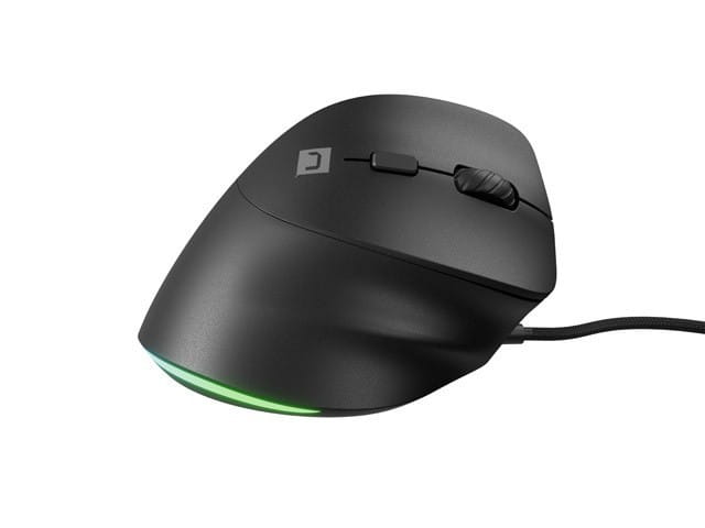 Natec Mysz wertykalna CRAKE 2 PRO 128000DPI optyczna czarna