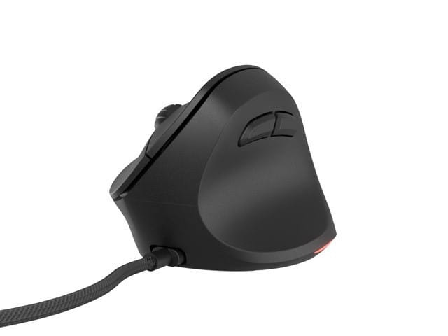 Natec Mysz wertykalna CRAKE 2 PRO 128000DPI optyczna czarna