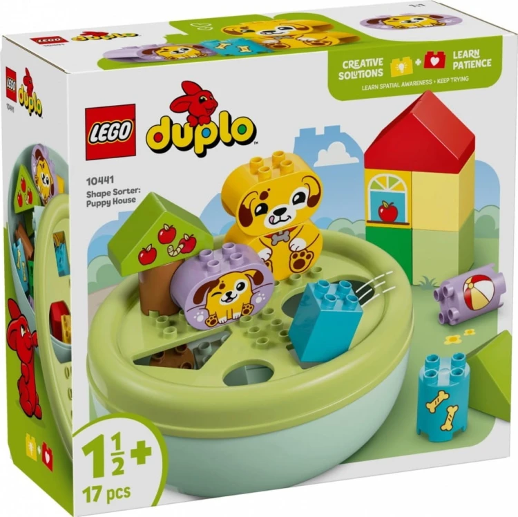 LEGO Klocki DUPLO 10441 Sorter kształtów: dom szczeniaczków
