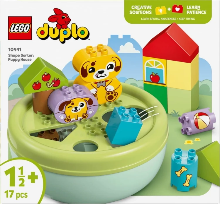 LEGO Klocki DUPLO 10441 Sorter kształtów: dom szczeniaczków