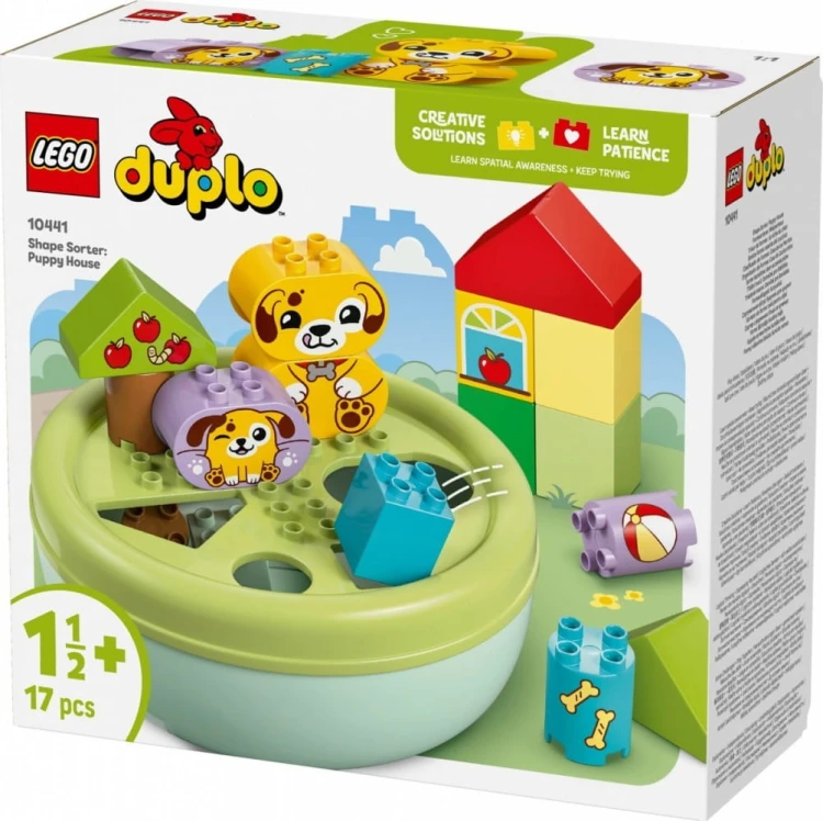 LEGO Klocki DUPLO 10441 Sorter kształtów: dom szczeniaczków