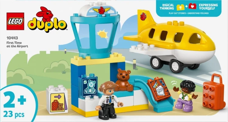 LEGO Klocki DUPLO 10443 Pierwszy raz: Na lotnisku
