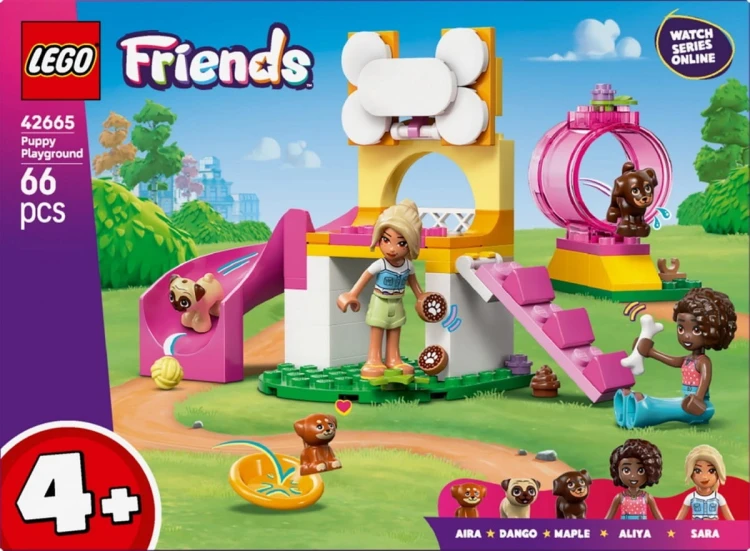 LEGO Klocki Friends 42665 Plac zabaw dla szczeniaczków