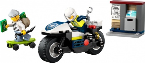 LEGO Klocki City 60455 Pościg na motocyklu policyjnym