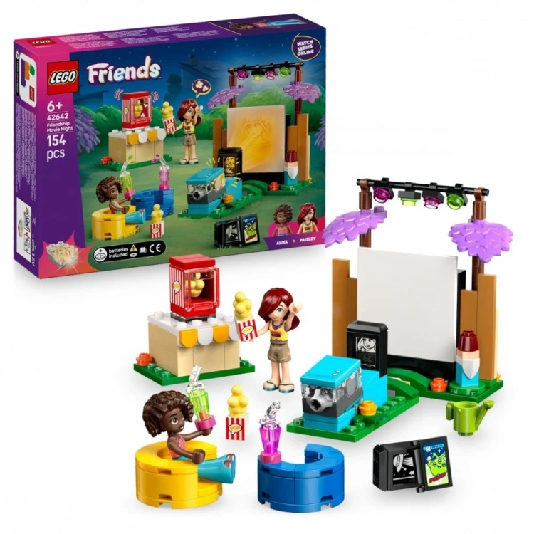 LEGO Klocki Friends 42642 Maraton filmowy przyjaciółek