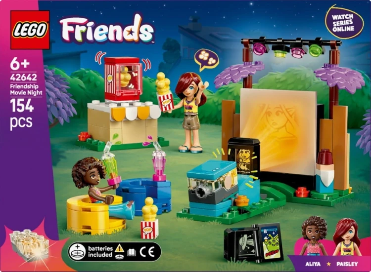 LEGO Klocki Friends 42642 Maraton filmowy przyjaciółek