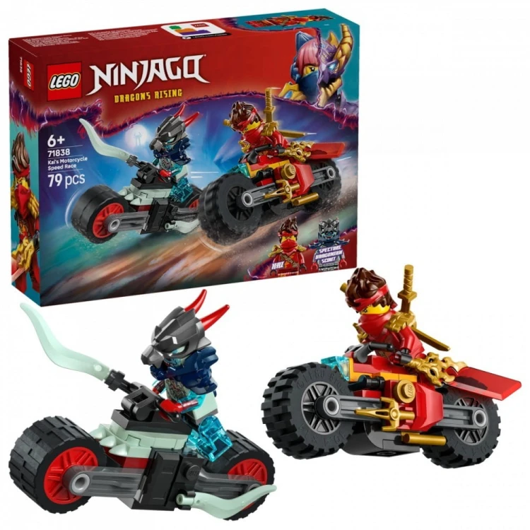 LEGO Klocki Ninjago 71838 Wyścig motocyklowy Kaia