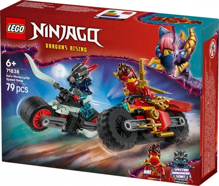 LEGO Klocki Ninjago 71838 Wyścig motocyklowy Kaia