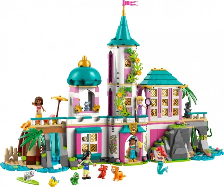 LEGO Klocki Disney 43267 Zamek księżniczek i królewskie zwierzaki