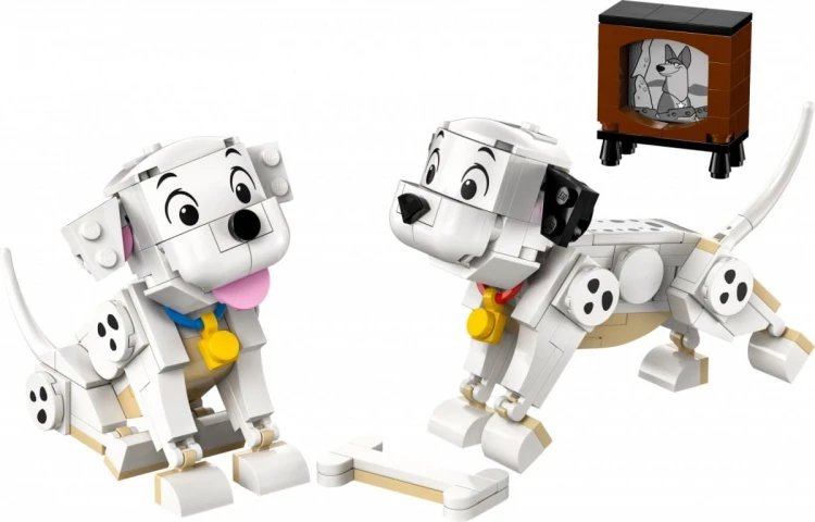 LEGO Klocki Disney 43271 101 dalmatyńczyków - Szczeniaczki Szczęściarz i Penny
