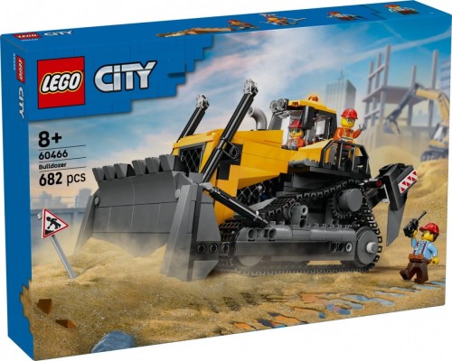 LEGO Klocki City 60466 Żółty buldożer z ładowarką