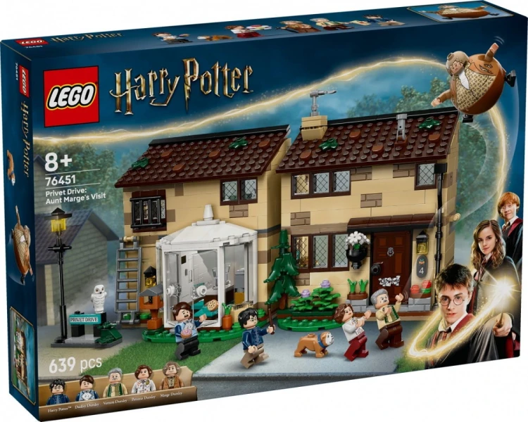 LEGO Klocki Harry Potter 76451 Privet Drive: Wizyta ciotki Marge