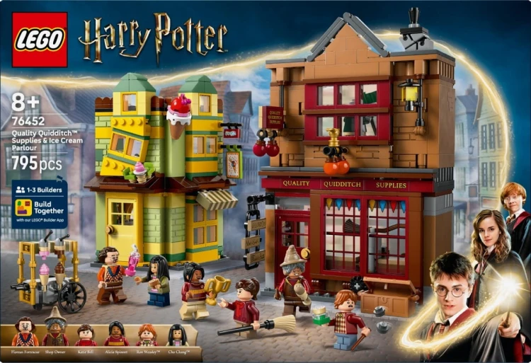 LEGO Klocki Harry Potter 76452 Markowy sprzęt do quidditcha i lodziarnia