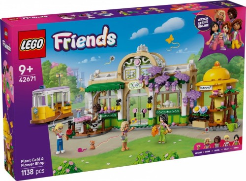 LEGO Klocki Friends 42671 Zielona kawiarnia i kwiaciarnia