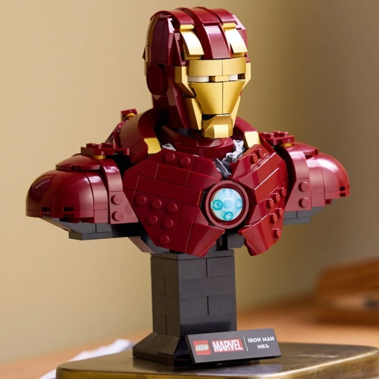 LEGO Klocki Super Heroes 76327 Popiersie Iron Mana MK4