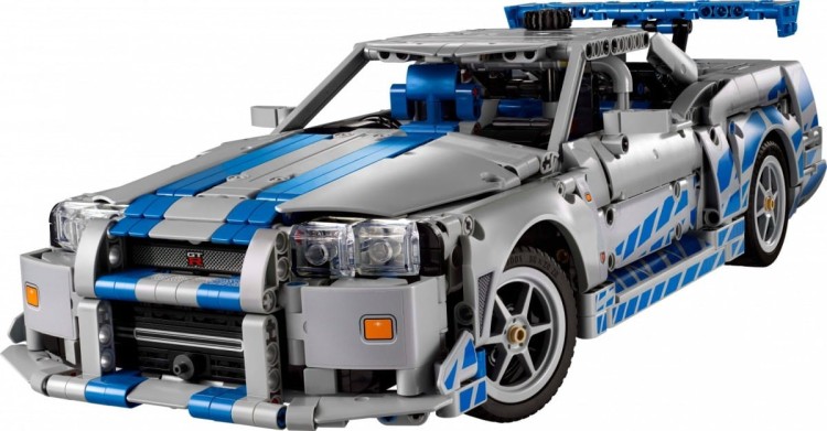LEGO Klocki Technic 42210 Samochód Nissan Skyline GT-R (R34) z filmu Za szybcy, za wściekli