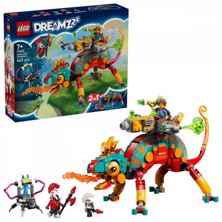 LEGO Klocki DREAMZzz 71492 Ognisty kameleon Mateo