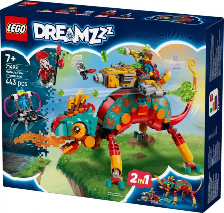 LEGO Klocki DREAMZzz 71492 Ognisty kameleon Mateo