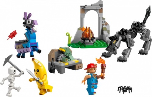LEGO Klocki Fortnite 77075 Skórek i Iskra oraz obóz