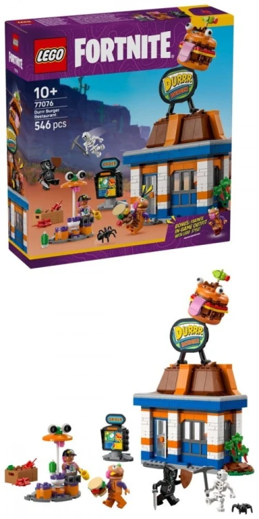 LEGO Klocki Fotnite 77076 Restauracja Durrr Burgerownia