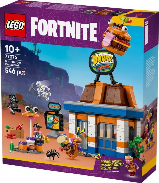 LEGO Klocki Fotnite 77076 Restauracja Durrr Burgerownia