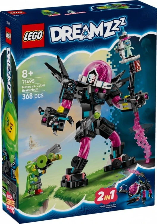 LEGO Klocki DREAMZzz 71495 Mateo kontra mech Cybermózgowca