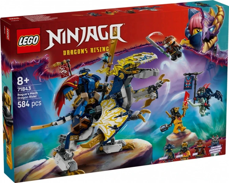 LEGO Klocki 71843 Mech smoczego jeźdźca Rogue'a