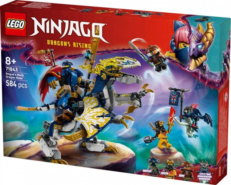 LEGO Klocki 71843 Mech smoczego jeźdźca Rogue'a