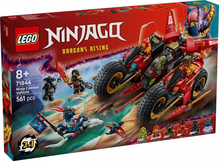 LEGO Klocki Ninjago 71844 Pojazd bojowy ninja