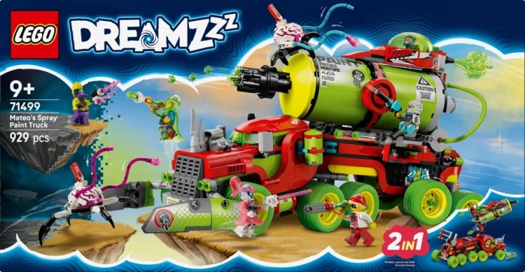 LEGO Klocki DREAMZzz 71499 Sprayowa ciężarówka Mateo