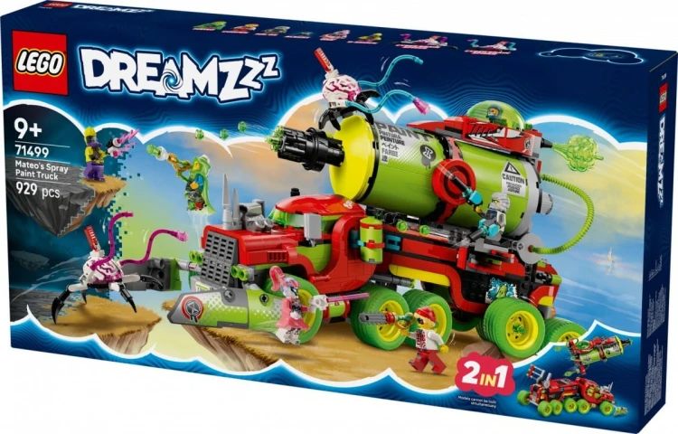 LEGO Klocki DREAMZzz 71499 Sprayowa ciężarówka Mateo