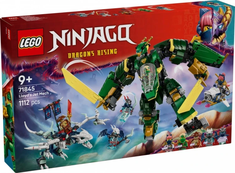 LEGO Klocki Ninjago 71845 Odrzutowy mech Lloyda