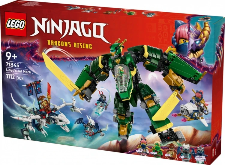 LEGO Klocki Ninjago 71845 Odrzutowy mech Lloyda