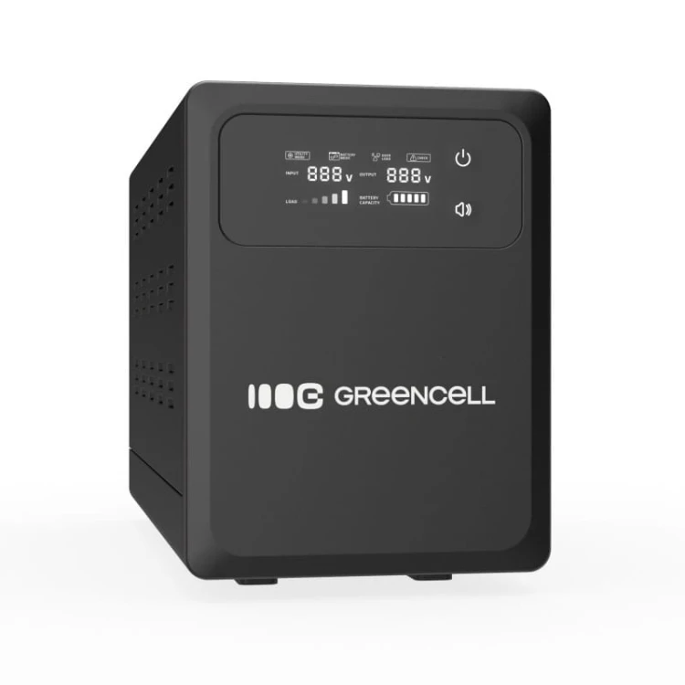 Green Cell Zasilacz awaryjny UPS AVR PowerCore 1000W/1500VA 12VDC