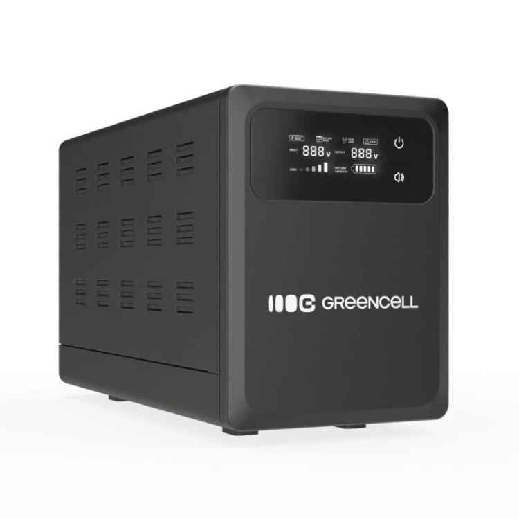 Green Cell Zasilacz awaryjny UPS AVR PowerCore 1000W/1500VA 12VDC