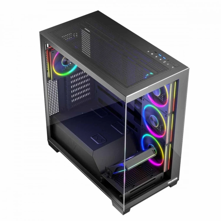 MODECOM Obudowa PC STELLAR 5F ARGB 10 Czarna