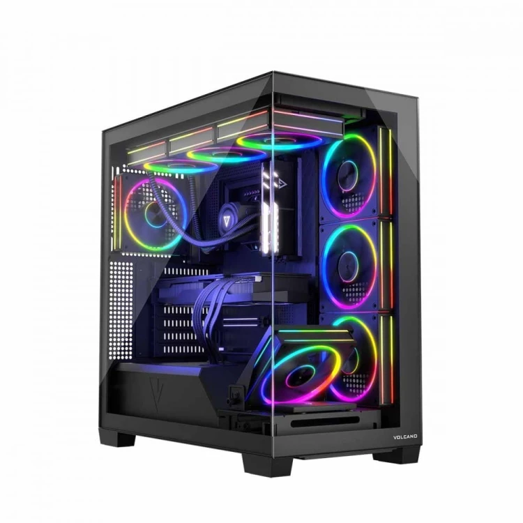 MODECOM Obudowa PC STELLAR 5F ARGB 10 Czarna
