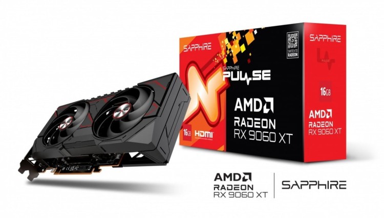 Sapphire Technology Karta graficzna Radeon RX 9060 XT PULSE 16GB GDDR6 128bit DP/2HDMI