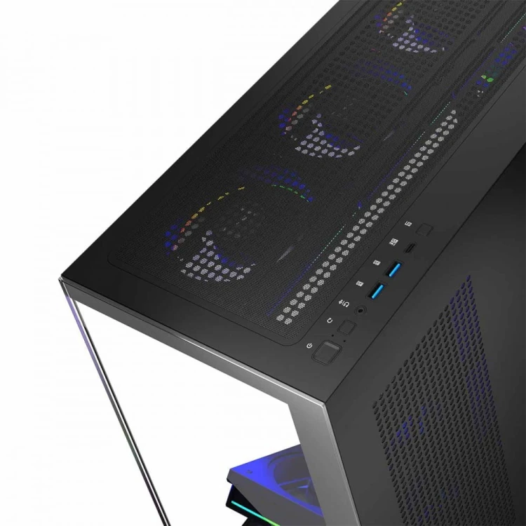 MODECOM Obudowa PC STELLAR 8F ARGB 10 Czarna