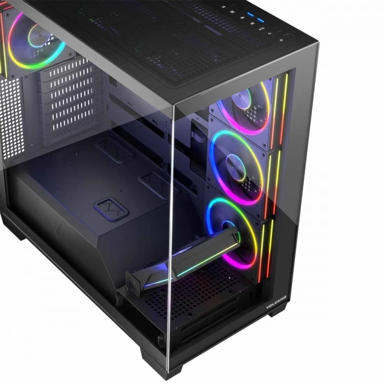 MODECOM Obudowa PC STELLAR 8F ARGB 10 Czarna