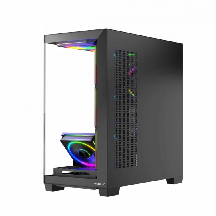 MODECOM Obudowa PC STELLAR 8F ARGB 10 Czarna