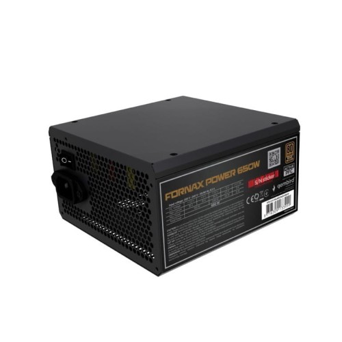 Gembird Zasilacz komputerowy Fornax Power 650W 80+Bronze aktywny PFC 120mm wentylator