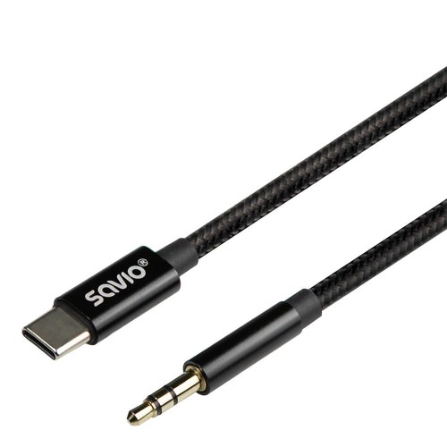 Savio Kabel USB-C do mini-Jack 1m CL-187